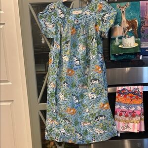 Printfresh Blue Cat Print Nightgown